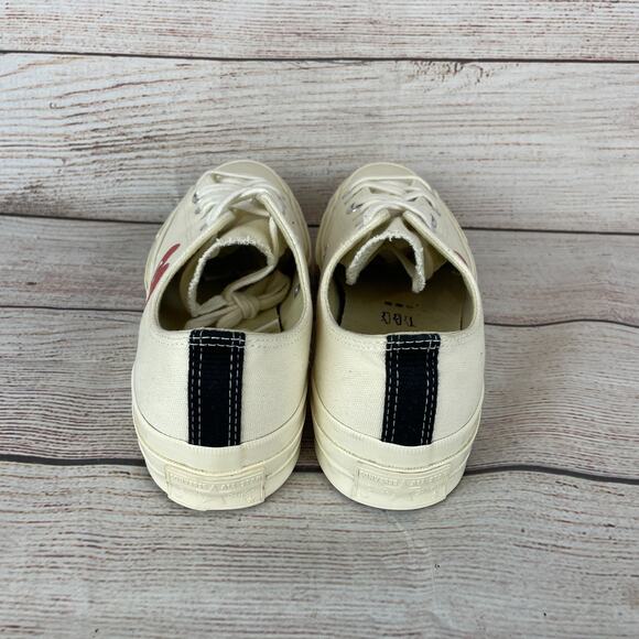 Converse x PLAY Comme des Garçons Chuck 70 Sz M 8 / W10 Sneakers Heart - Picture 6 of 11